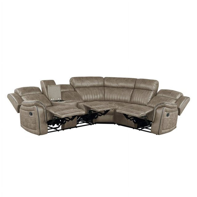 Montana Sectional - Sandy Brown