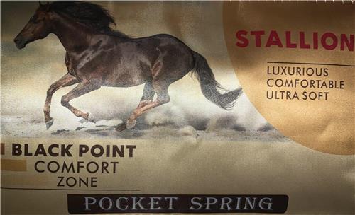 BLACKPOINT STALLION KING 2SIDE KNITTED MATTRESS
