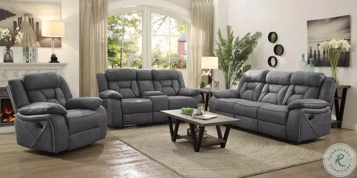 Scotland 3PC Sofa Set - Gray