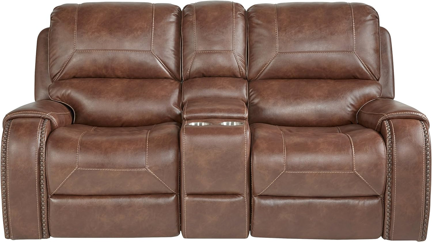 Saddlebrook 3PC Sofa Set with Charging Station