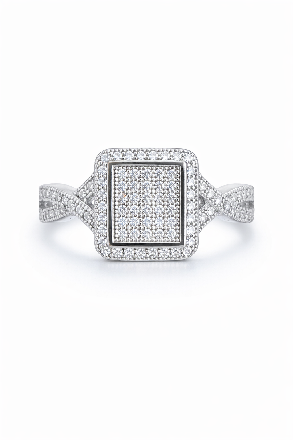 Silver Engagement Ring