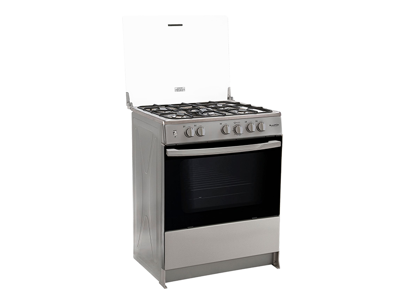 BlackPoint 30" 5 Burner Silver Gas Stove