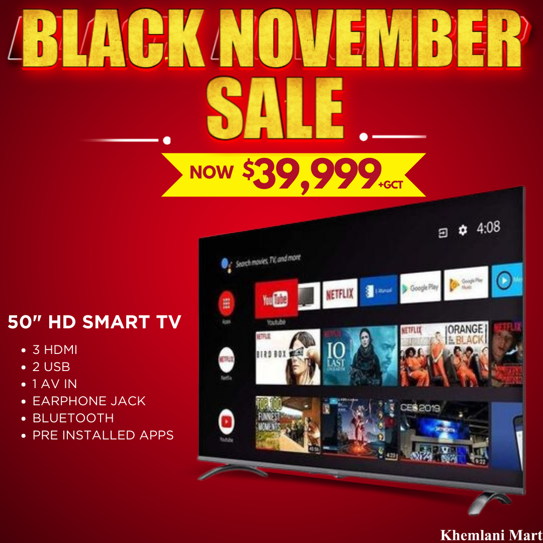 Blackpoint 50" HD Smart TV