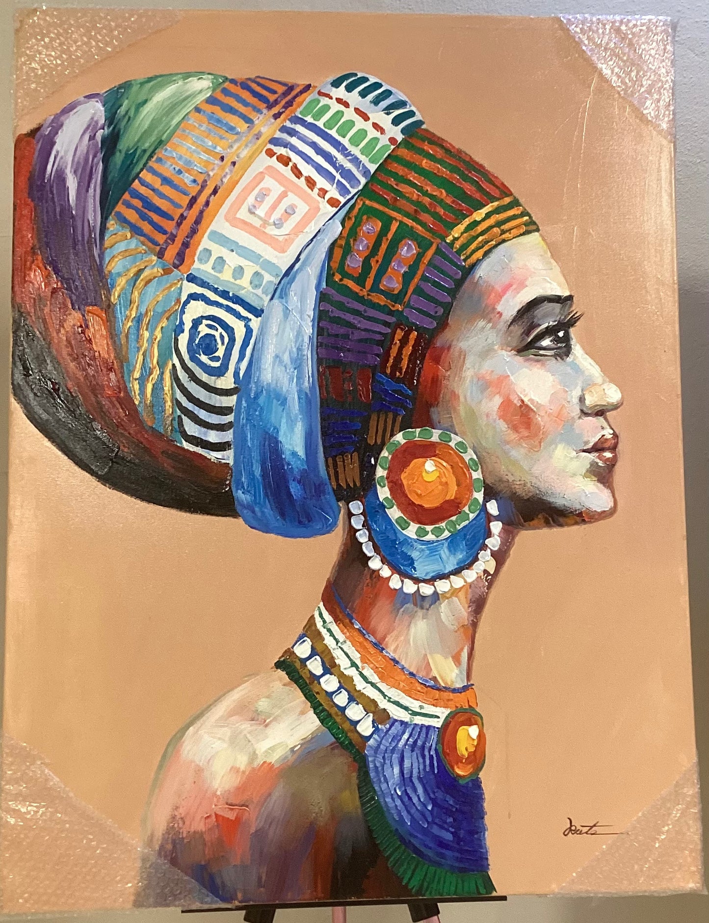 African Beauty Painting