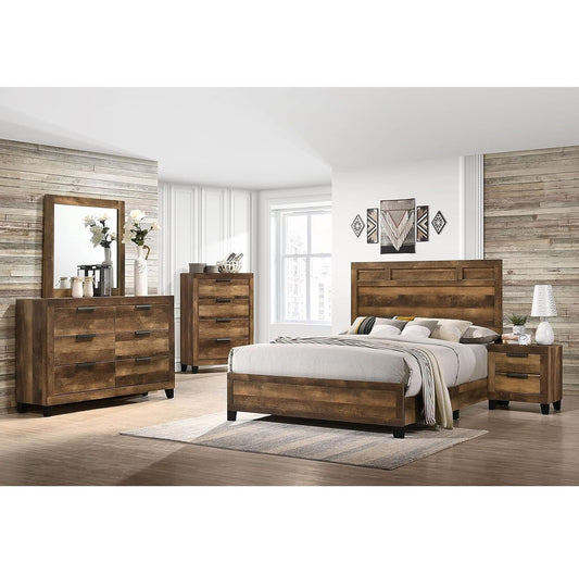 Golden Creek 3PC Queen Set - Bedframe, Dresser, Mirror