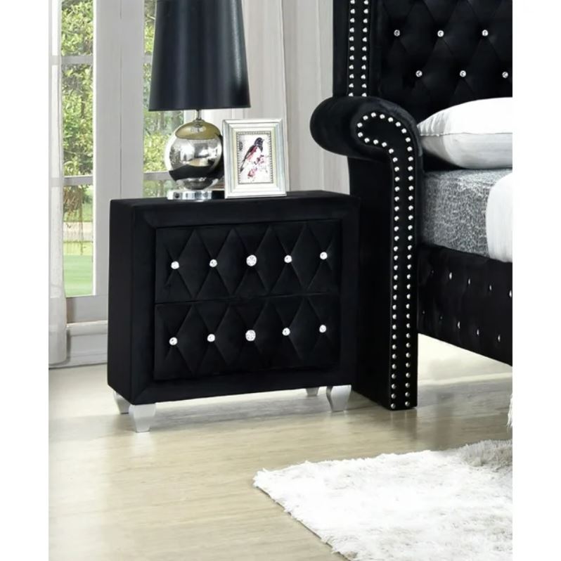 Infinity Black 5 PC Collection | FREE Nightstand