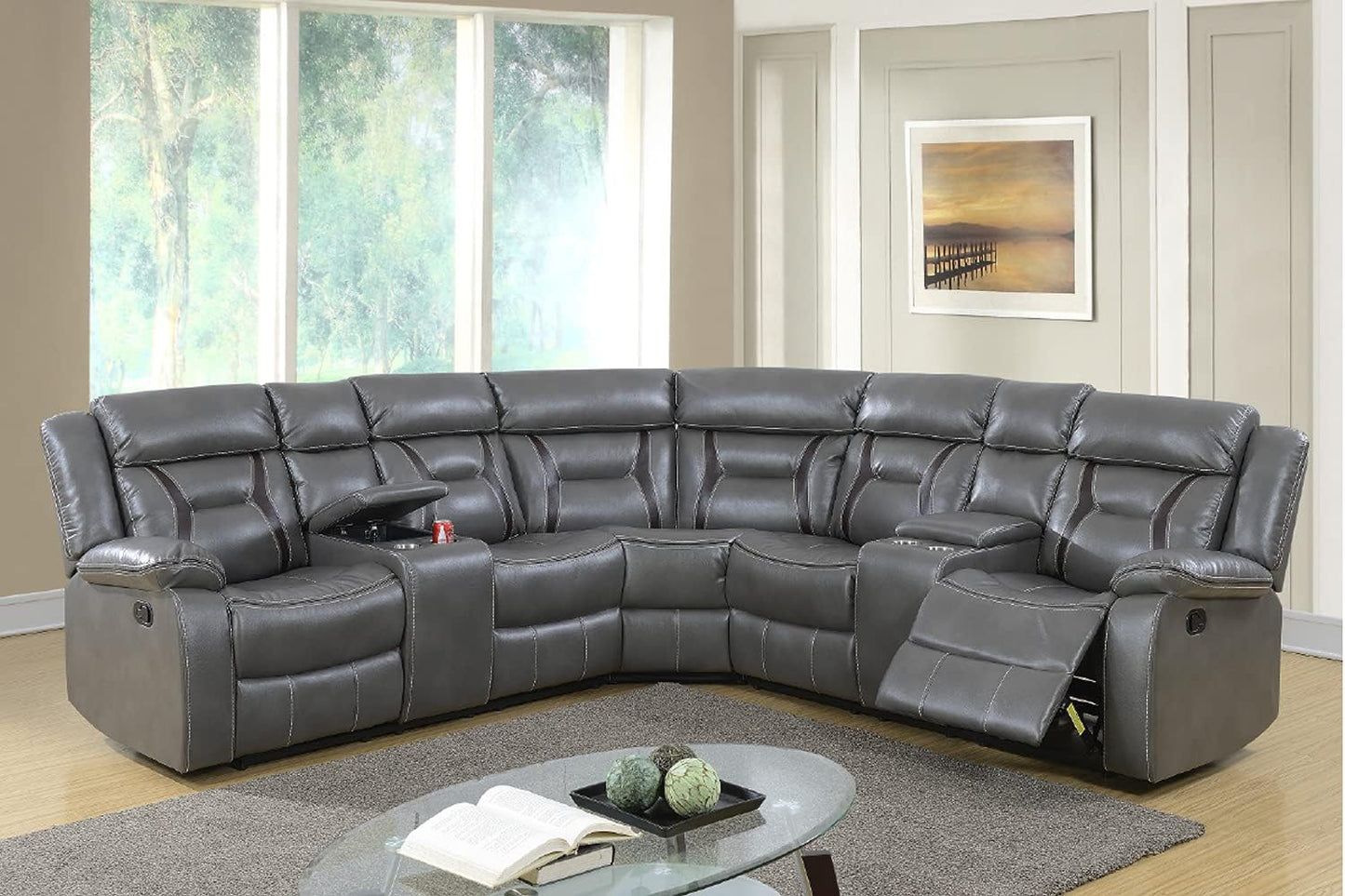 Metropolitan Grey Sectional