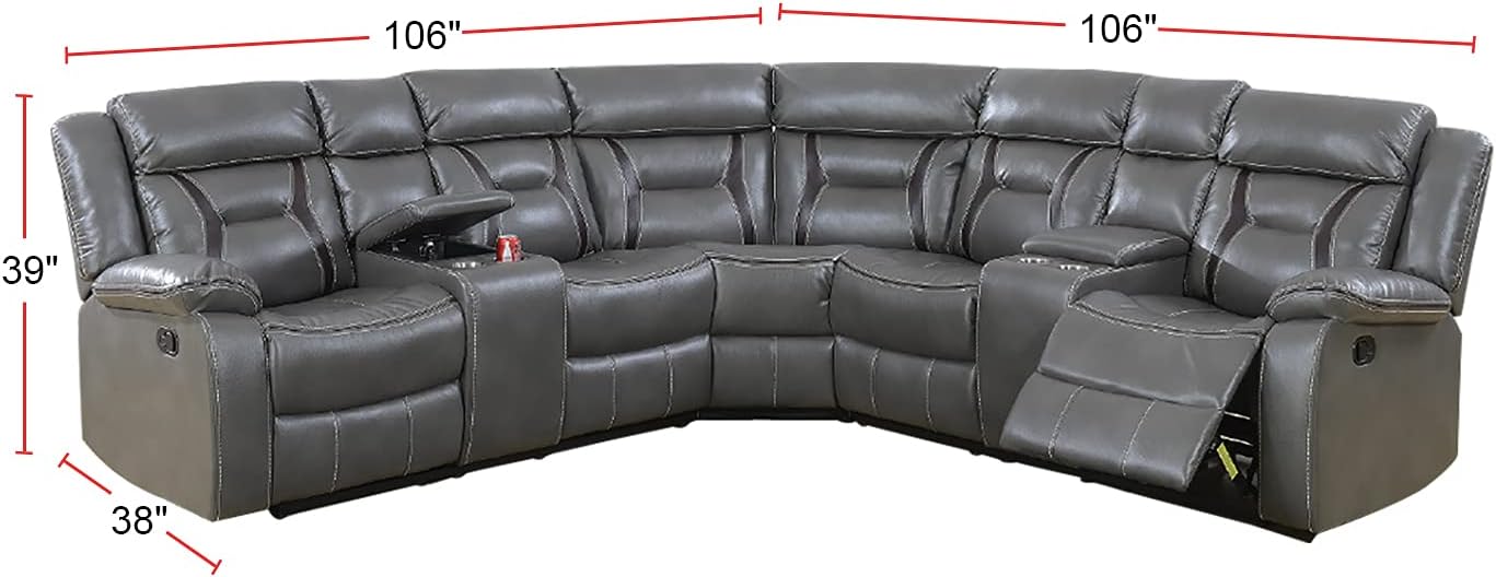 Metropolitan Grey Sectional