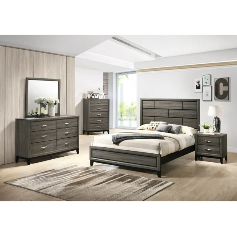 Mystic Grey 5PC Queen Collection | FREE Nightstand