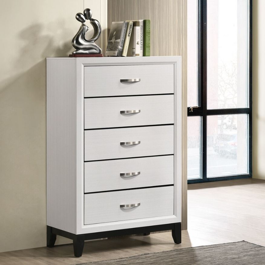 Mystic White 5PC Collection | FREE Nightstand
