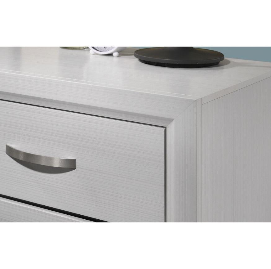 Mystic White 3PC Set | Bed, Dresser, Mirror