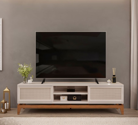 Cairo White Tv Stand