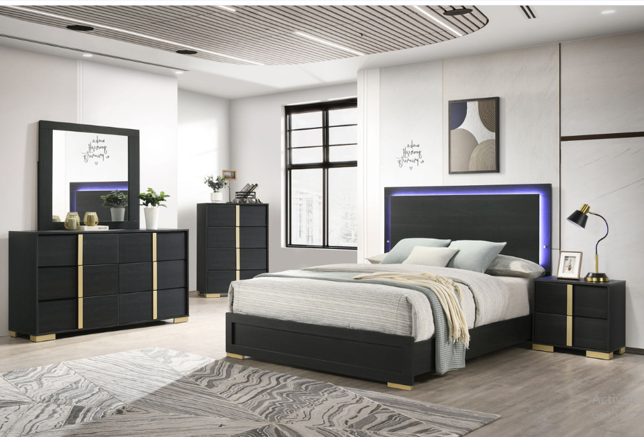 Luxor 5PC Queen Collection - Free Nightstand