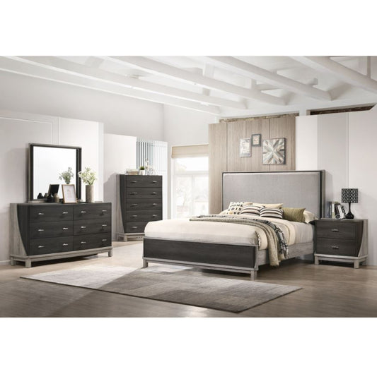 Silver Ridge 3PC Queen Set | Bed, Dresser, Mirror