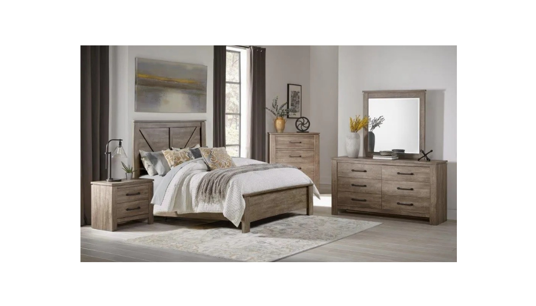 Cedar Grove 5PC Queen Collection - Free Night Stand
