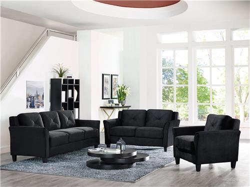 Bentley Blue 3 PC Sofa Set