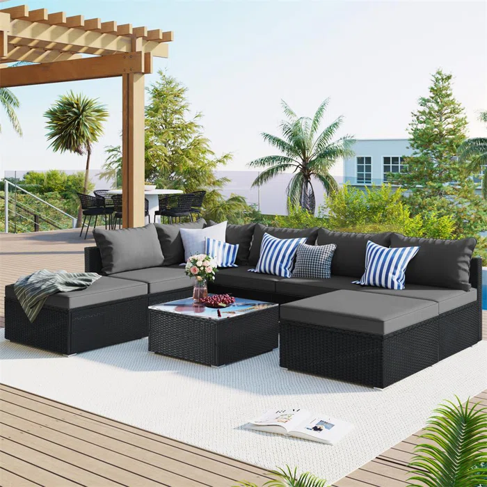 Atlantic Grey Outdoor Sectional