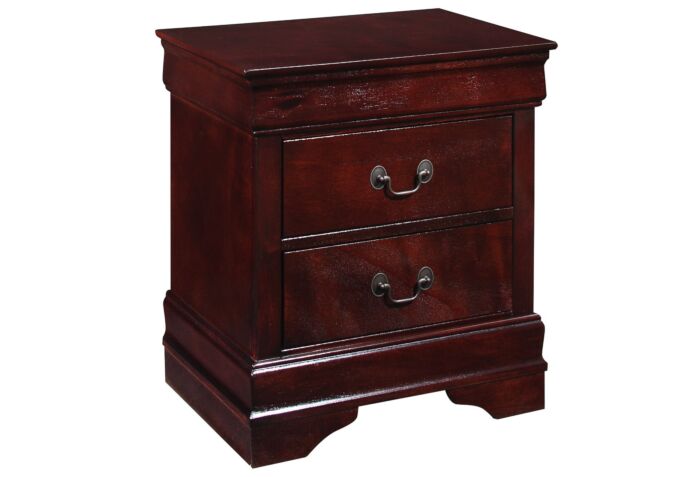 Louis Philippe Cherry 5PC Queen Collection - Free Night Stand