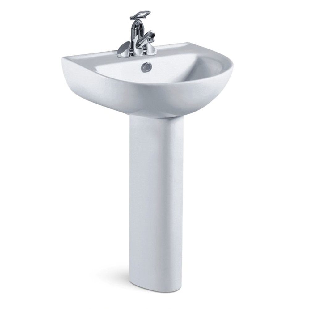 M-0219 Pedestal Basin - White