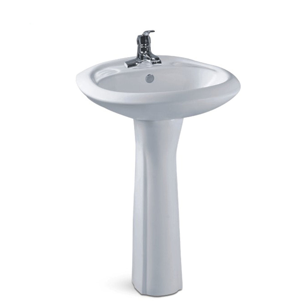 M-305 Pedestal Basin - White