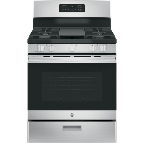 GE 30" 5 Burner Stainless Steel Gas Stove