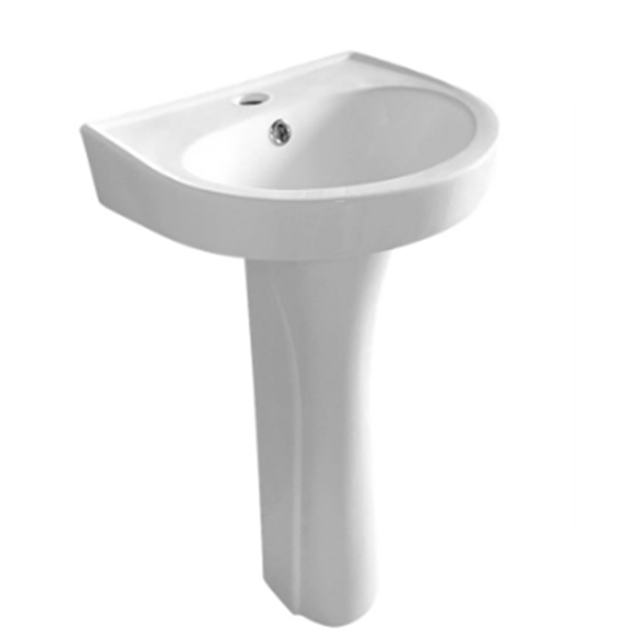 M-4008 Pedestal Basin - White