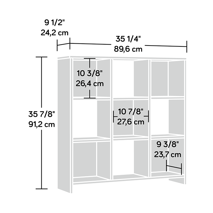 Beginnings 9 Cubby Storage Organizer