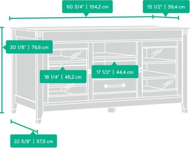Carson Forge Entertainment Credenza