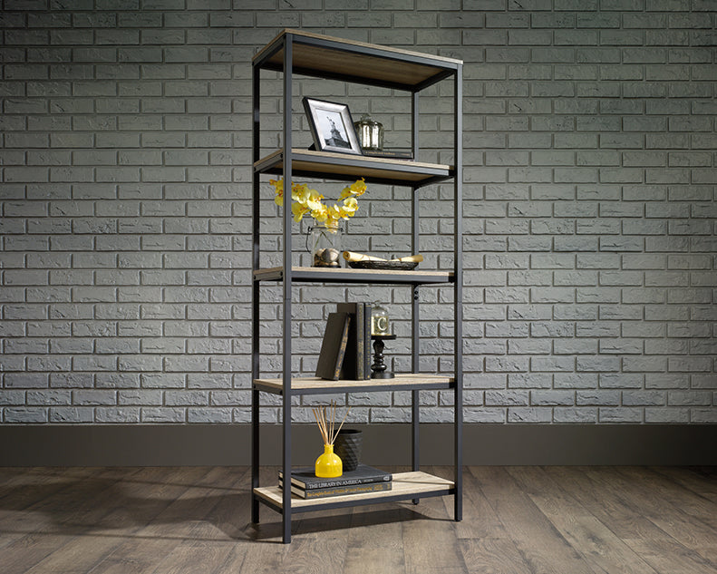 North Avenue Tall Bookcase-Charter Oak Finish