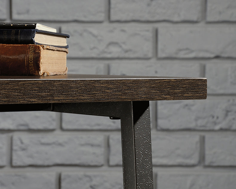 North Avenue Multi Pedestal Desk - Smoked Oak Finish