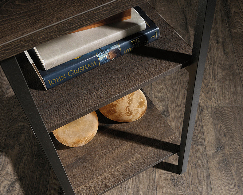 North Avenue Multi Pedestal Desk - Smoked Oak Finish