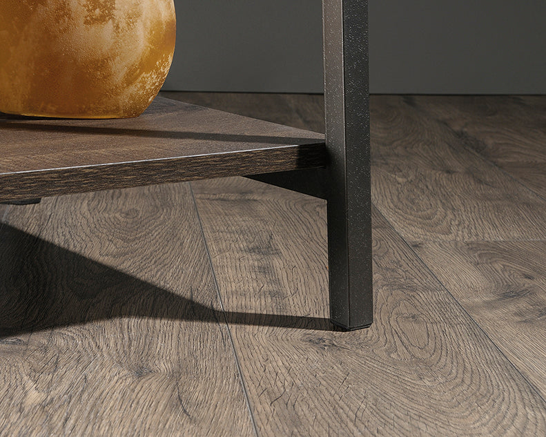 North Avenue Multi Pedestal Desk - Smoked Oak Finish