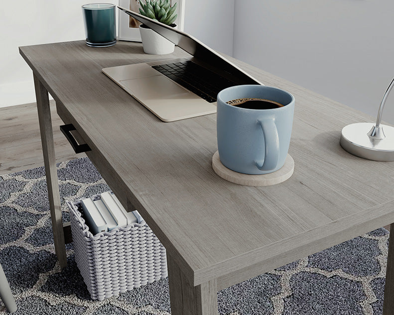 Beginnings Computer Table - Silver Sycamore Finish