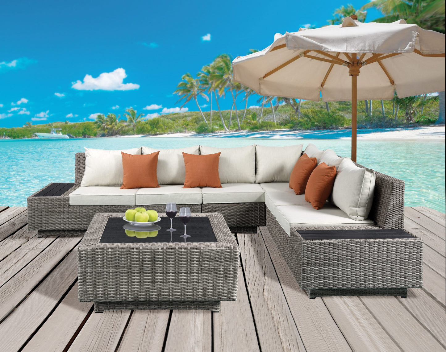 Santorini Sun Sectional