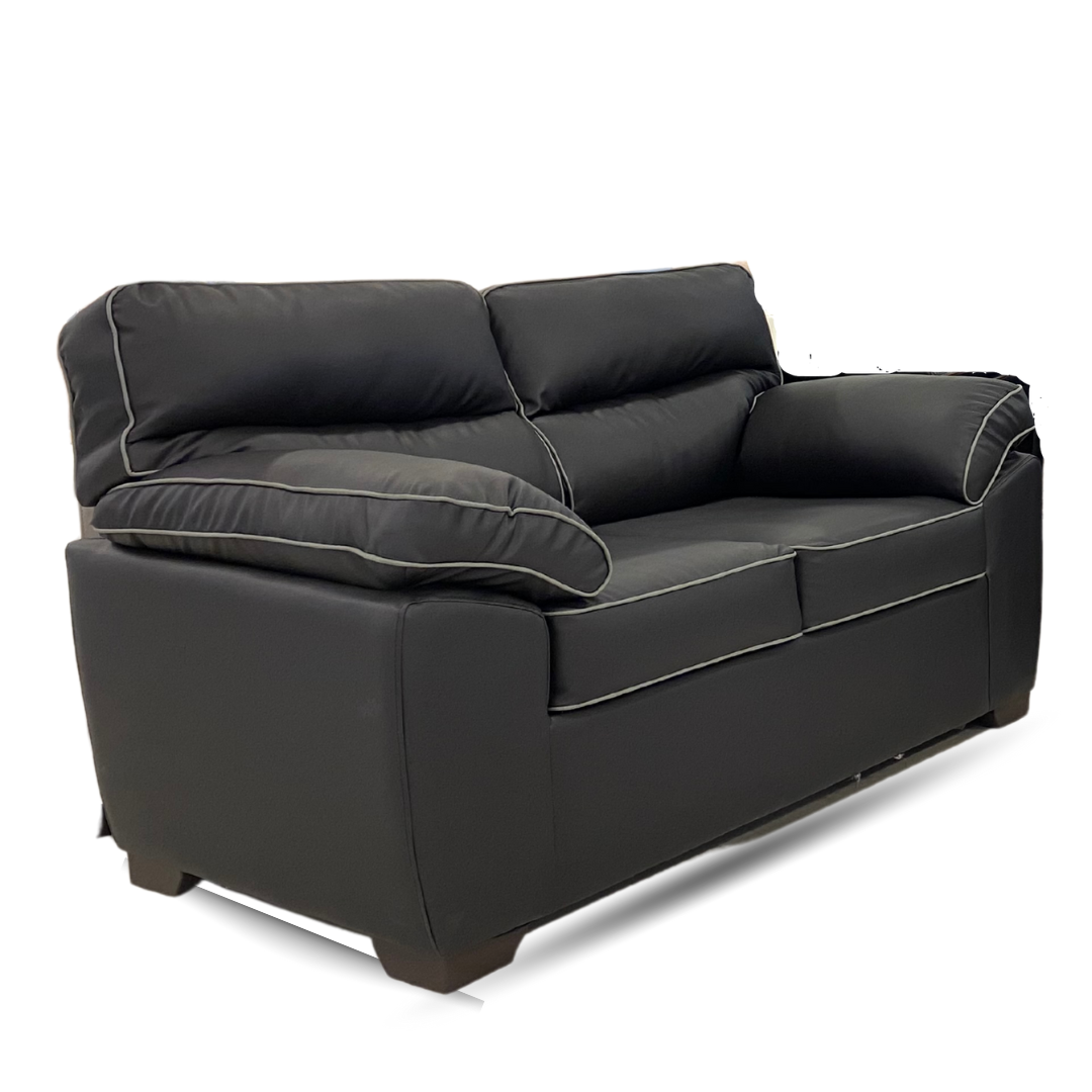 Memphis Black 2pc Living Room Set