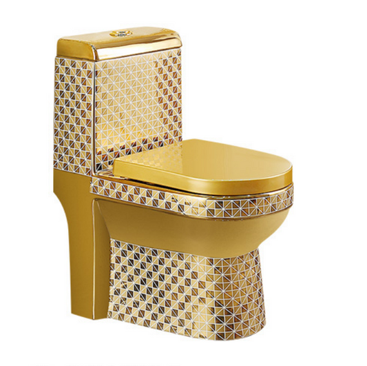 M-8012GA One Piece Toilet - Gold