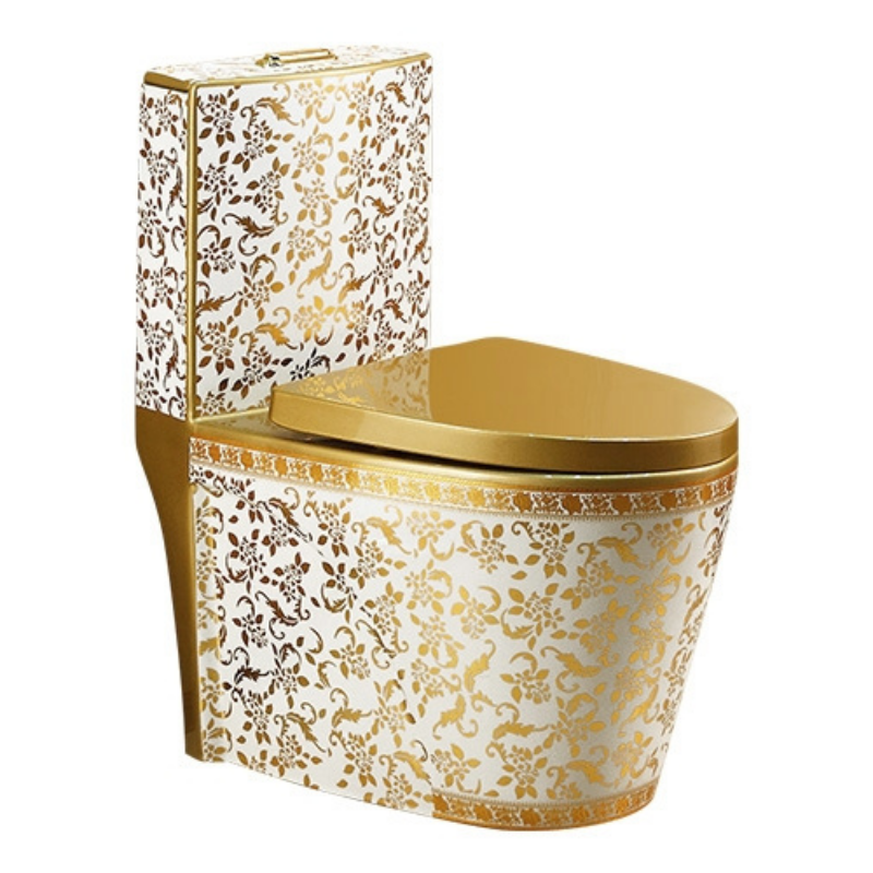 M-8137GC One Piece Toilet - Gold