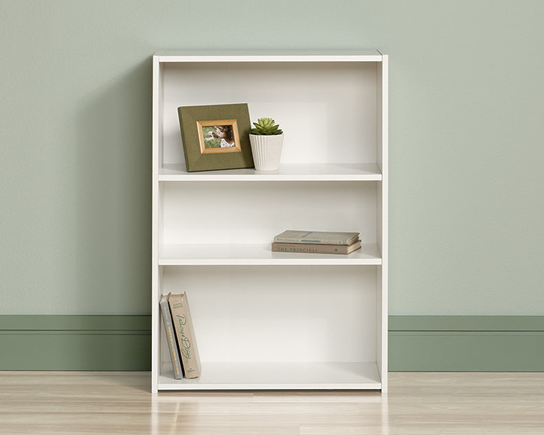 Beginnings 3-Shelf Bookcase - Soft White Finish