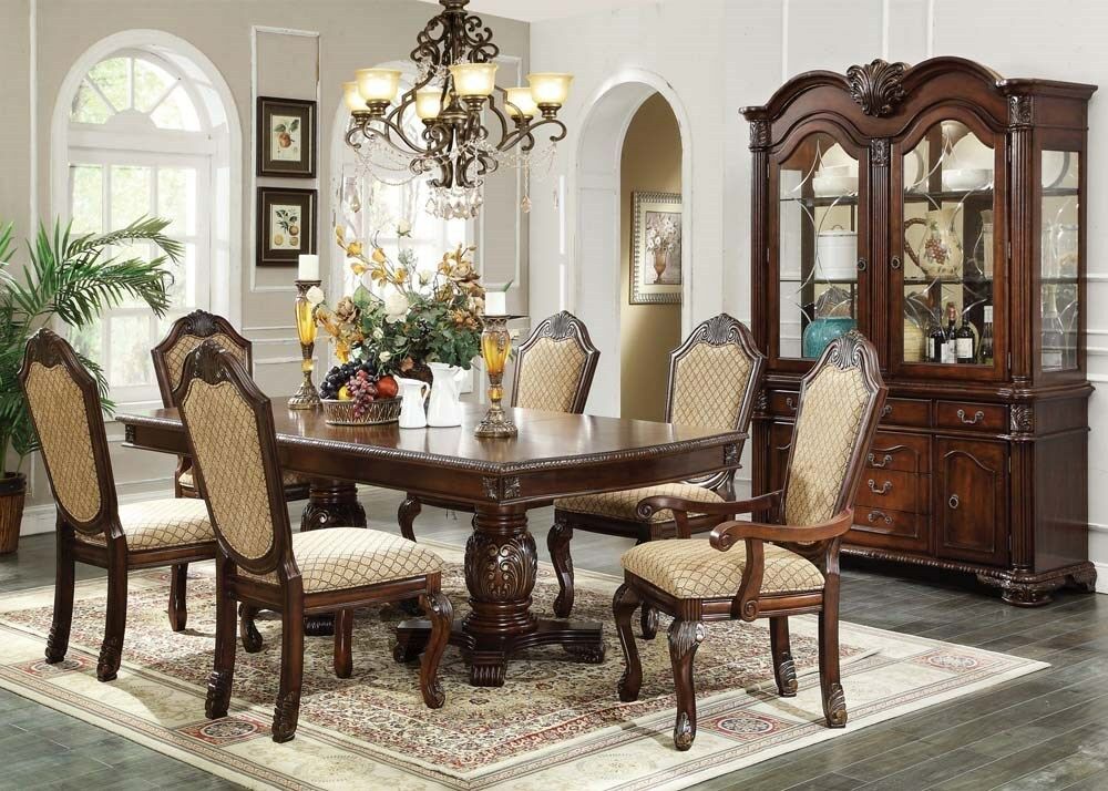 Chateau de Ville 7 Piece Espresso Dining Set