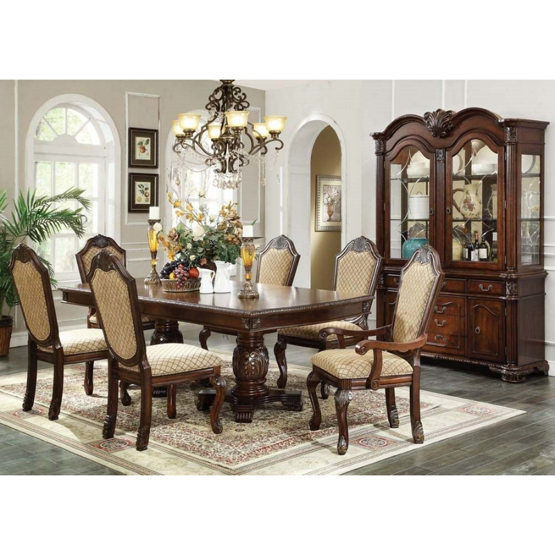 Chateau de Ville 7 Piece Espresso Dining Set