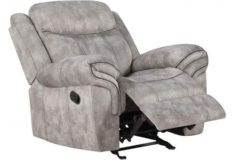 The Executive Recliner - Blue Grey