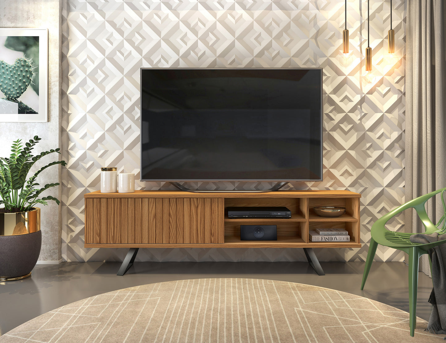 Great Oak Tv Stand