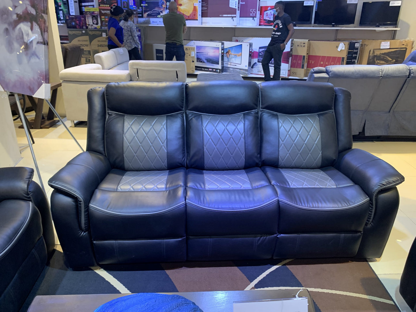 Phantom Silver Sofa