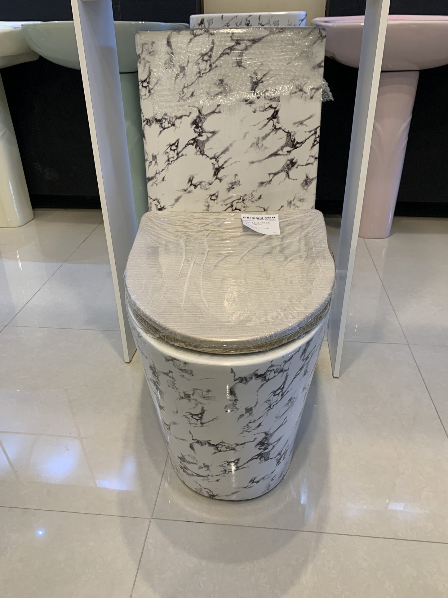 M-8137MB One Piece Toilet - Marble