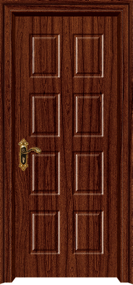 8 Panel Door - Hollow Core Door - Burma Sandal Wood