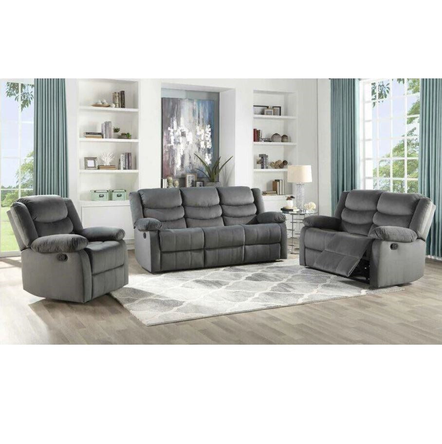Kennedy Blue 3-Piece Sofa Set