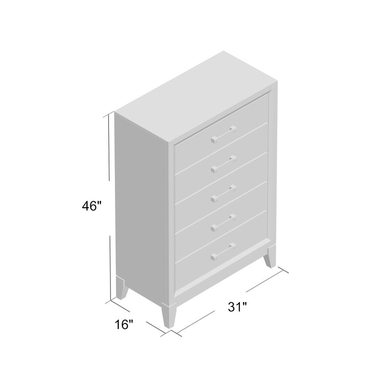 London Grey Chest