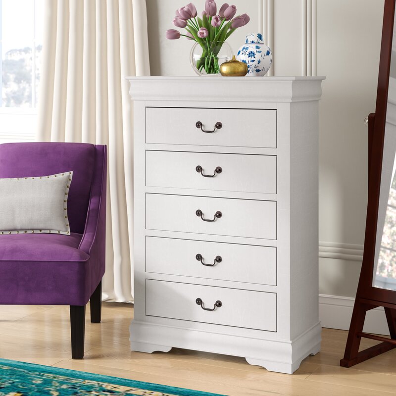 Louis Phillipe White Chest