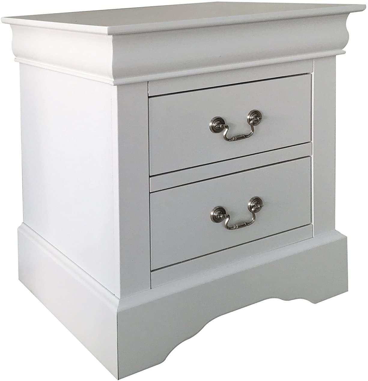 Louis Phillipe White Nightstand