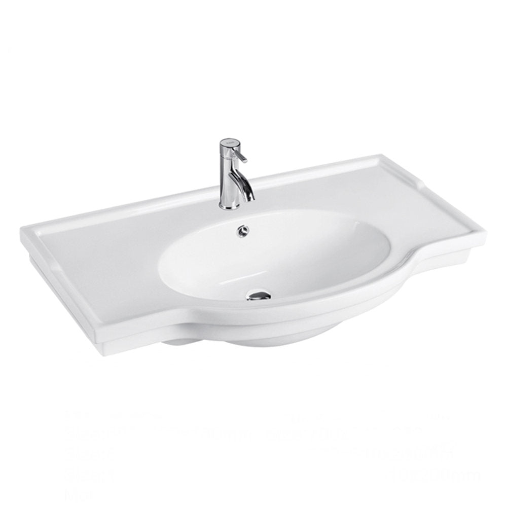M-0380 Cabinet Basin - White